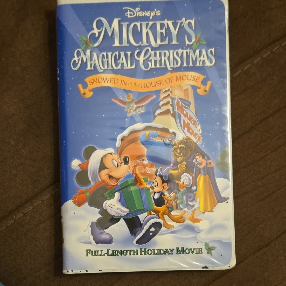 Disney's Mickey's Magical Christmas DVD - Blue and White Cover